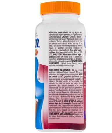 Gaviscon Max Relief Berry Blend Chewable Foamtabs | Walmart Canada
