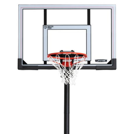 Lifetime Adjustable Portable Basketball Hoop (50-Inch Polycarbonate ...