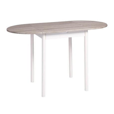 Homylin Rustic Drop Leaf Dining Table Folding Kitchen Dining Table | Walmart Canada