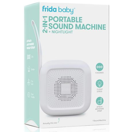 Fridababy - Baby, Toddler - 2-in-1 Portable Sound Machine + Nightlight - Sleep - Travel, Battery Powered