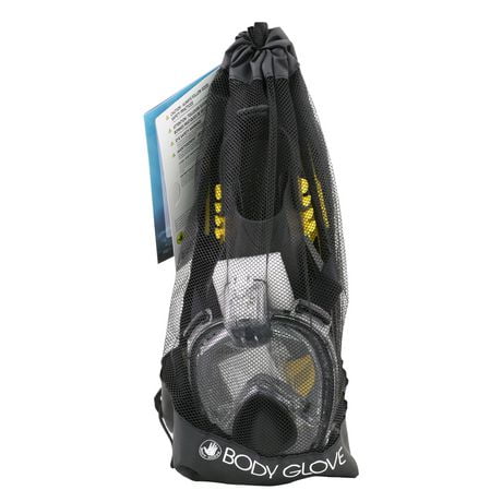 BODY GLOVE AIRE FREE BREATHING SNORKLING SET