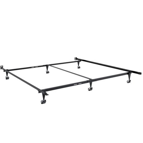 Adjustable Heavy Duty Steel Queen to King Size Bed Frame