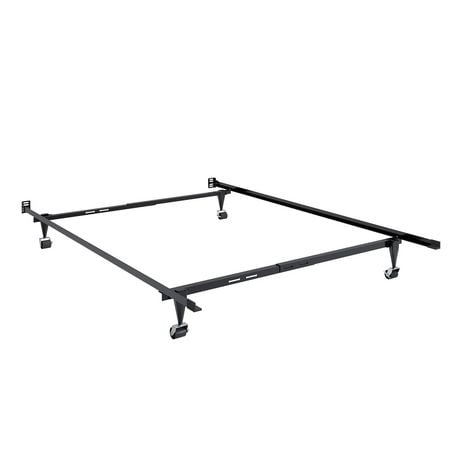 Adjustable Heavy Duty Steel Twin to Full Size Bed Frame