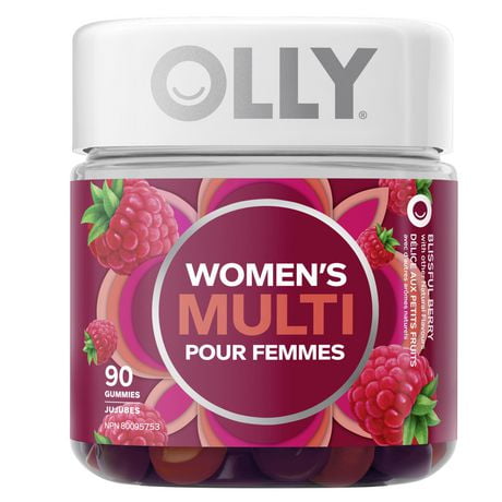 Vitamine Olly Délices aux petits fruits pour femmes 45 jours de vitamine