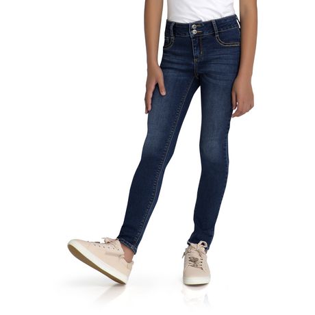 Jordache Girls' Stacked Waistband Super Skinny Jean | Walmart Canada