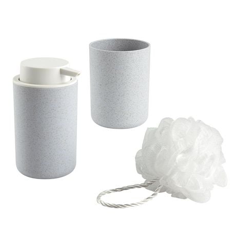 Eco 3 Piece Bath Set in Grey - Walmart.ca
