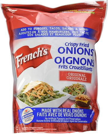 French S Crunchy Toppers Onions 680g Walmart Canada French S Crunchy Toppers Onions 680g Walmart Canada
