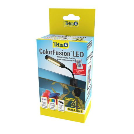 Tetra ColorFusion LED multicolore lampe à clip d'aquarium avec télécommande Avec télécommande