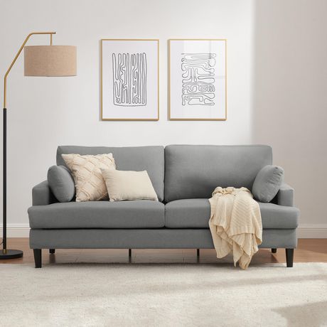 Hillsdale Positano Sofa, Smoke Fabric - Walmart.ca