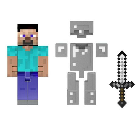 Minecraft Diamond Level Steve Figurine articulée 14 cm collector