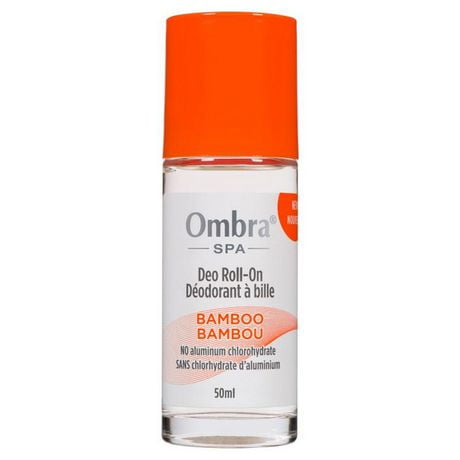 Ombra Spa Bamboo Roll-on Deodorant Aluminum Chlorohydrate Free