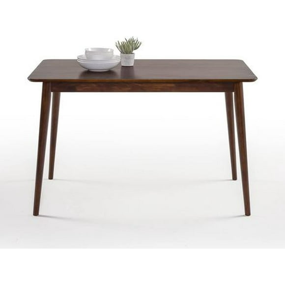 Zinus Mid-Century Table à manger moderne en bois / Naturel