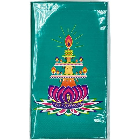 Serviette en papier Diwali, 12,875" x 15,625", 20 ct