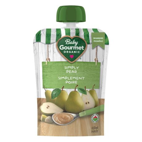 Baby Gourmet Organic Simply Pear Puree, Puree - 128 mL