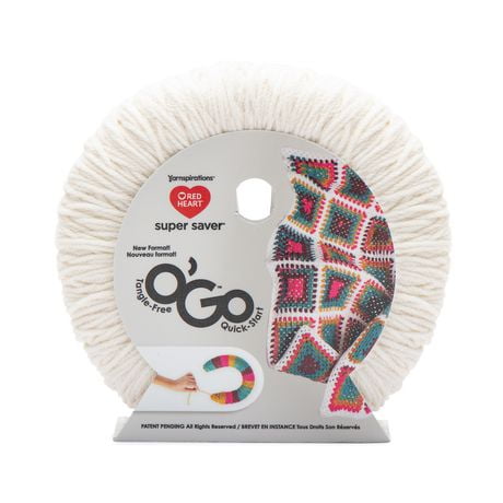 Red Heart® Super Saver® O'Go™ Yarn, Acrylic #4 Medium, 7oz/198g, 364 Yards