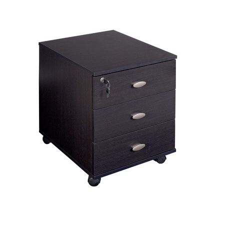 CorLiving WFP-180-C Folio Black Espresso Three Drawer Storage Cabinet | Walmart Canada