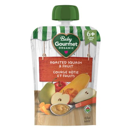 Baby Gourmet Organic Roasted Squash & Fruit, Puree - 128 mL
