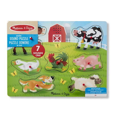 melissa and doug sound puzzle farm