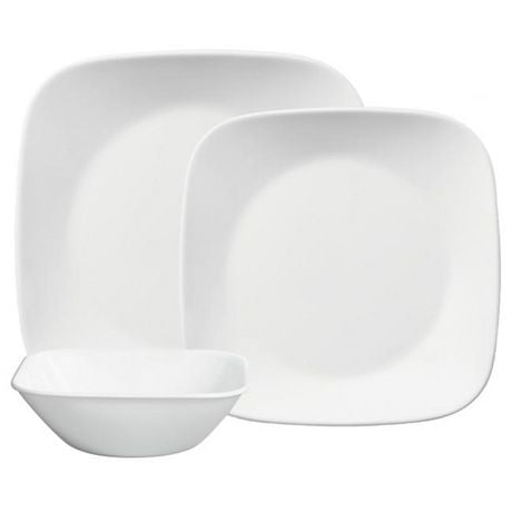 Ensemble de vaisselle Corelle® Studio blanc pur 12 pièces Ensemble de 12 pièces Corelle®