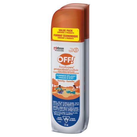 OFF! FamilyCare Insect Repellent, Summer Scent, 2 Pack, 2 x 175ml