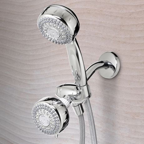 Water Pik Inc Waterpik Powerspray 5-Mode 2-in-1 Shower System, Chrome ...