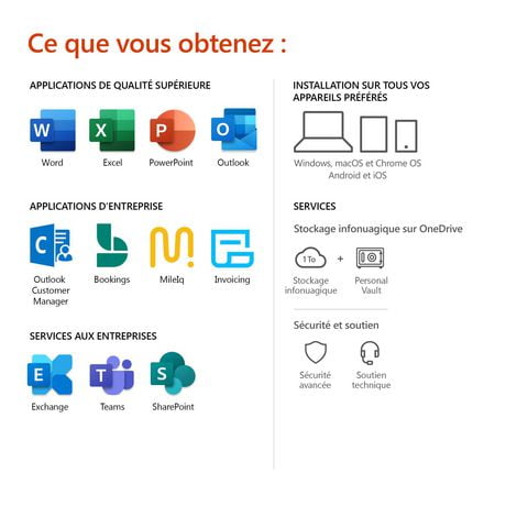 Microsoft Office 365 Business Premium, French | Walmart Canada