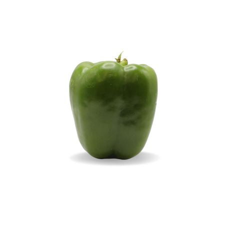 Pepper, Green Bell, Sold in singles, 0.12 - 0.24 kg