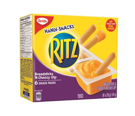 Ritz Handi-snacks Breadsticks ‘n Cheezy Dip 