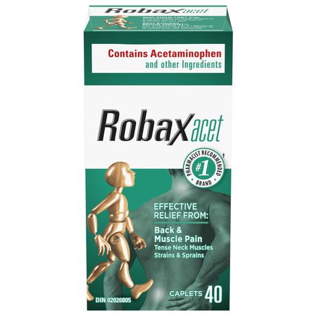 Robaxacet Extra Strength - 40 Caplets, 40 Caplets