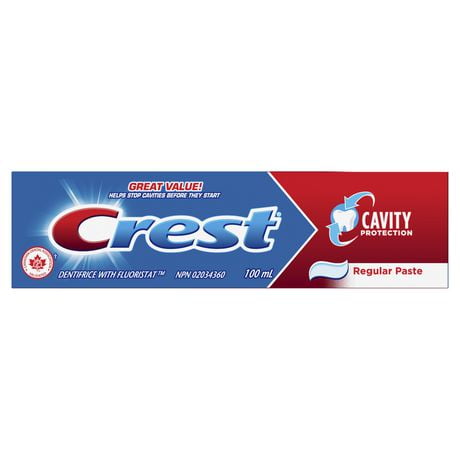 Crest Cavity Protection Toothpaste, Regular Paste, 100 mL