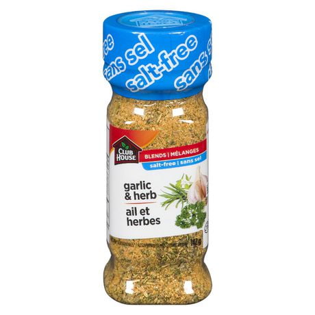 Club House, Garlic and Herb, Salt-Free, 142g | Walmart Canada