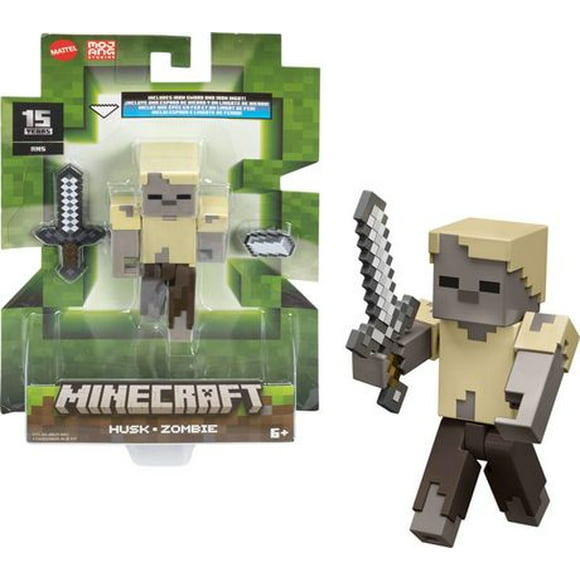 Minecraft Action Figures & Accessories Collection, 3.25-in Scale & Pixelated Design (Characters May Vary)