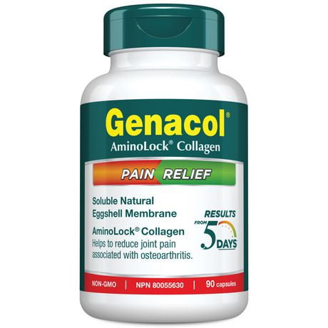 Genacol® Pain Relief with AminoLock Collagen and Natural Eggshell Membrane, 90 capsules