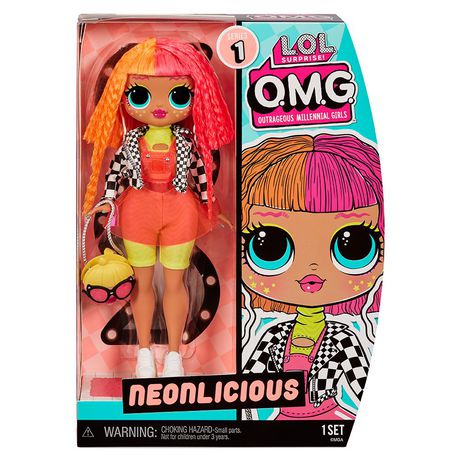 LOL Surprise Neonlicious OMG Fashion Doll with 20 Surprises Brand New Original 