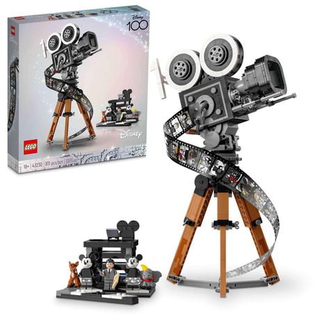 LEGO Disney Classic La caméra hommage à Walt Disney 43230 Ensemble de construction (811 pièces)