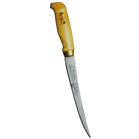 Rapala 6" Fillet Knife, Tapered full-tang steel blade