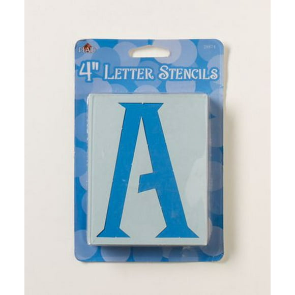 Pochoir lettres génie 10,2 cm