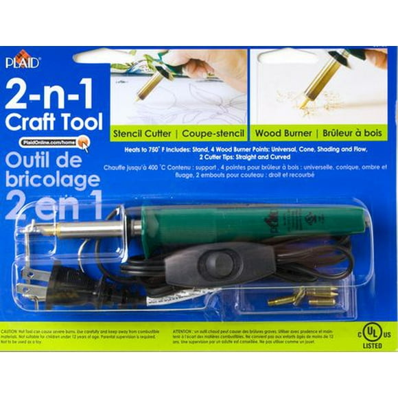 Plaid Crafts 2-in-1 Craft Tool, Two in One Craft Tool