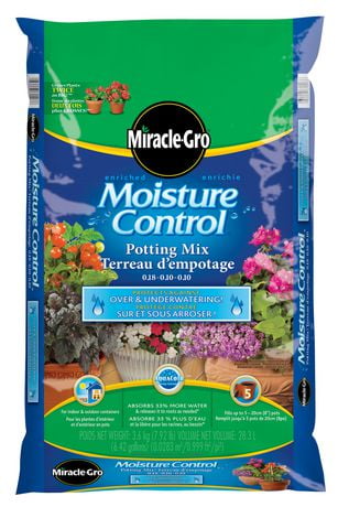 Miracle-Gro Moisture Control Potting Mix | Walmart Canada