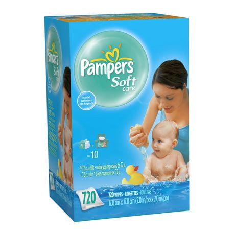 Pampers Soft Care Baby Fresh Wipes Refill - 720 Count | Walmart Canada