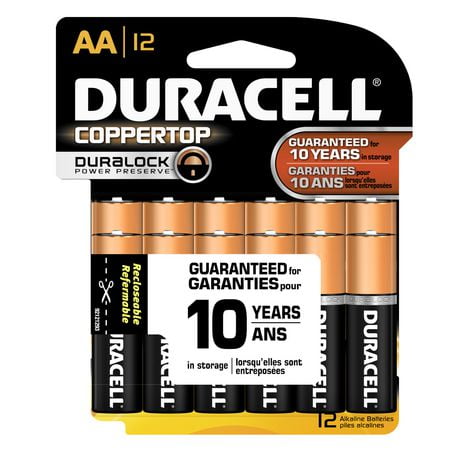Duracell Coppertop AA Batteries, 12 Pack | Walmart Canada