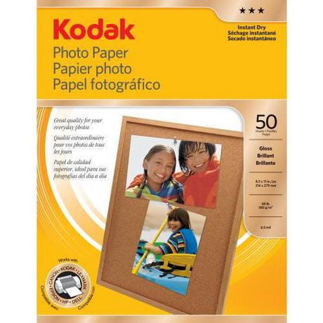 Kodak Photo Paper Gloss 8.5x11 50 Sheet | Walmart.ca