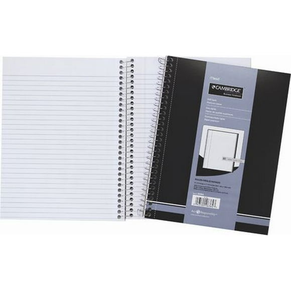Cambridge® Wirebound Pads, notebook, side bound, white, margin, 9-1/2 x 7-1/4, 160 Pages, Cambridge® Wirebound Pads