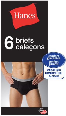 Hanes Classics Men`s TAGLESS No Ride Up Briefs with Comfort Flex Waistband,  XL 