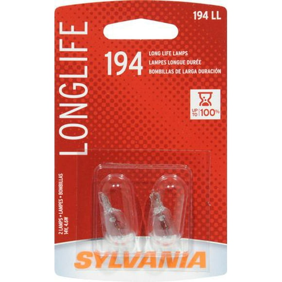 SYLVANIA 194LL Long Life Automotive Miniature Bulb