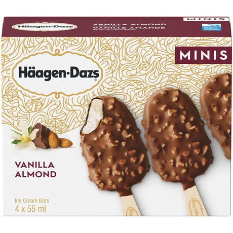 Haagen-Dazs Miniatures Vanilla Almonds Ice Cream Bars | Walmart Canada