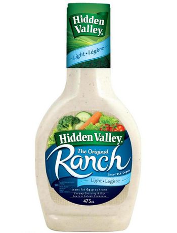 Hidden Valley Original Ranch Light Salad Dressing Topping Gluten Free 473 Ml Walmart Canada