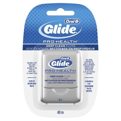 Oral-B Glide Pro-Health Deep Clean Dental Floss, Cool Mint, 40 m
