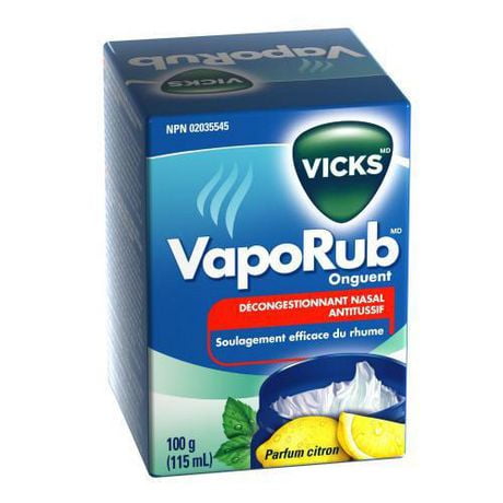 Vicks VapoRub Ointment Lemon Scent | Walmart.ca