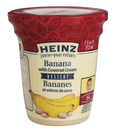 Heinz Junior Banana And Coconut Cream Dessert Walmart Canada